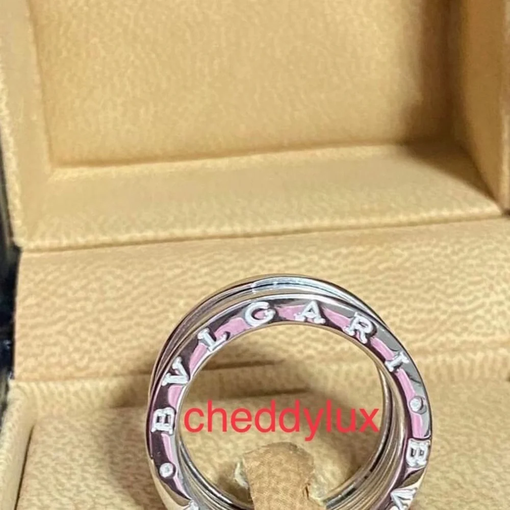 💍💍💍Authentic Unisex 18 Karat White Gold Bulgari Zero Ring Size 7-7.5 US